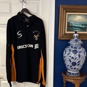 Vintage 90's 1998 Wasps Rugby Union Jersey Shirt Long Sleeve Rare Size XXLarge